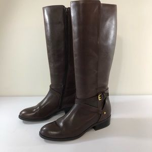 Ralph Lauren Dark Brown Ridding High Top Boots 9
